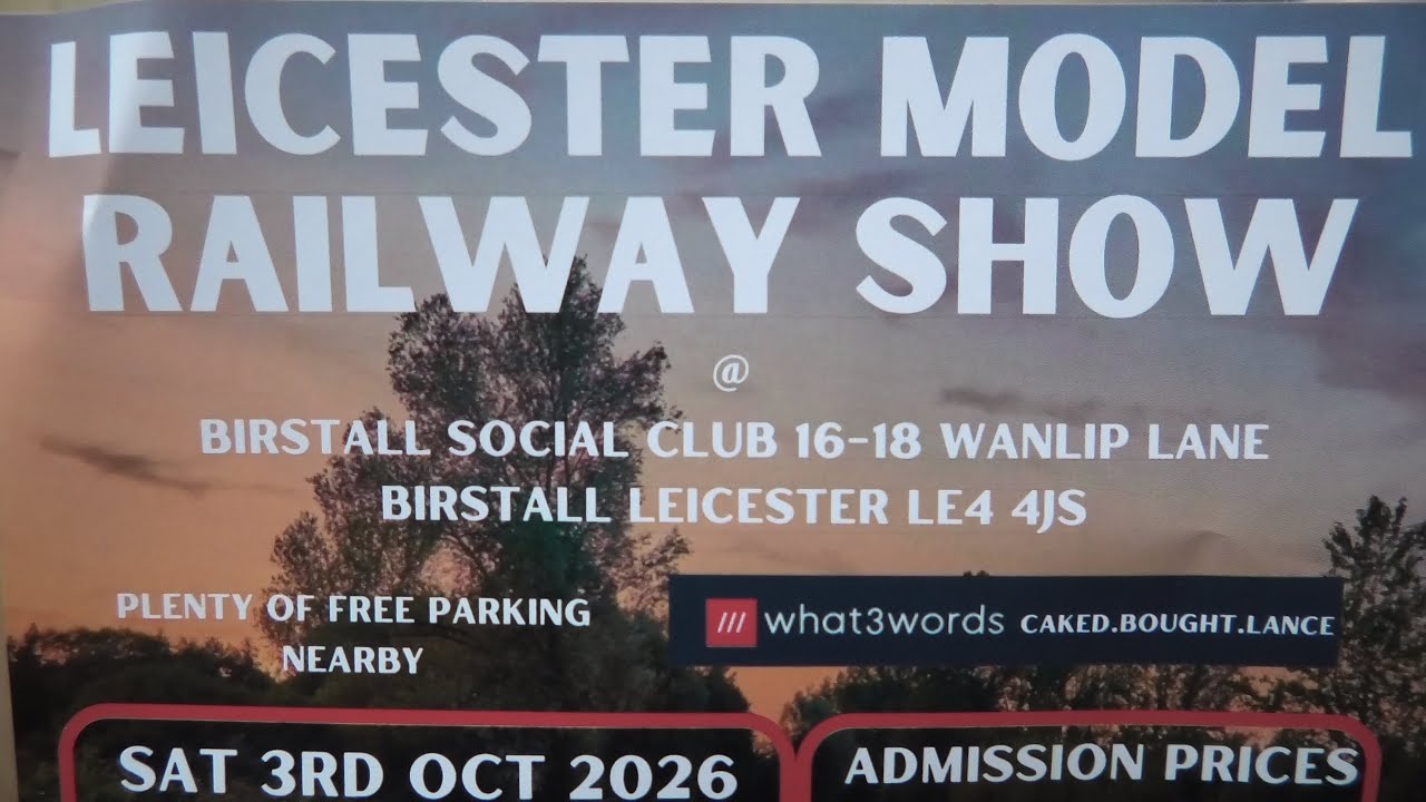 Leicester Model Railway Show 2026