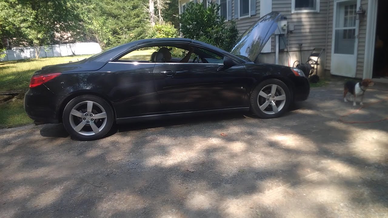 Ремонт и демонстрация кабриолета Pontiac G6 с жестким верхом 2007 года (часть 2)