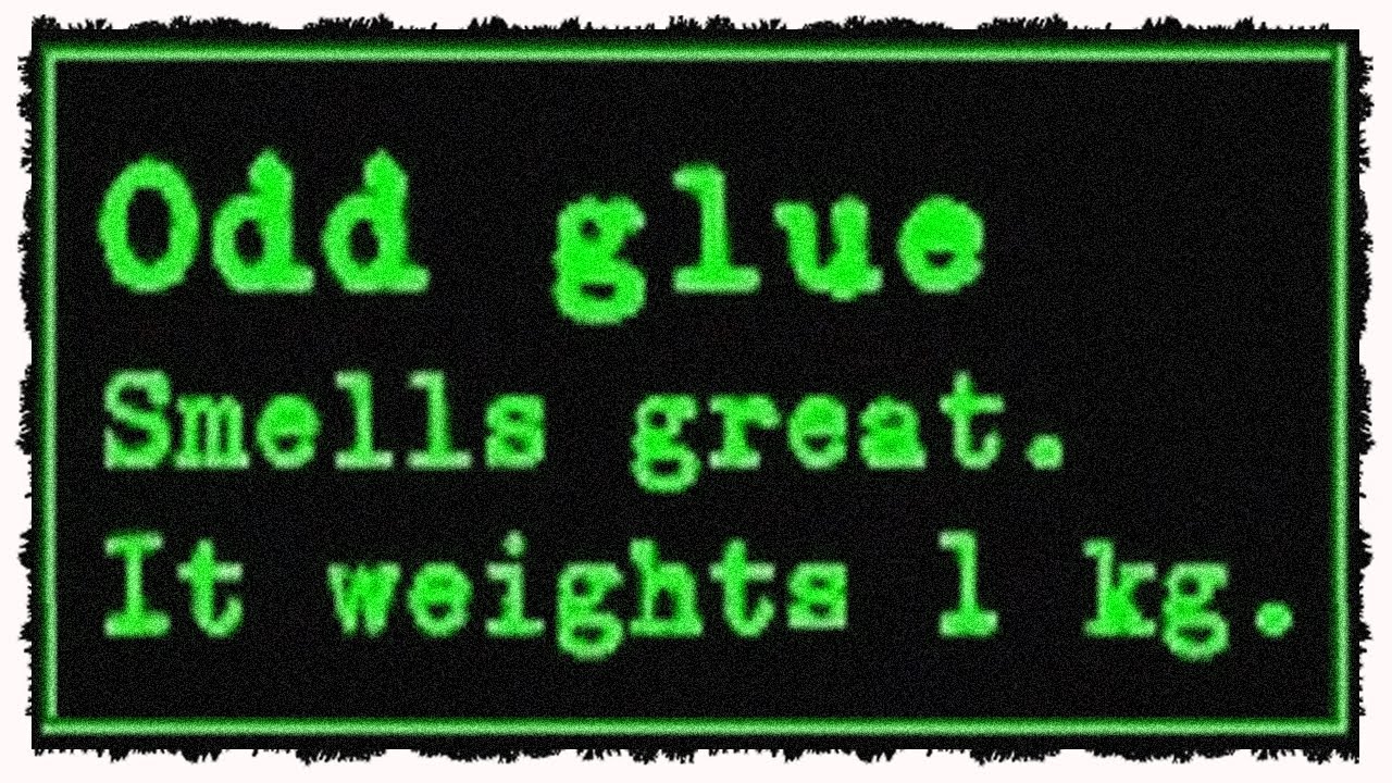My brief addiction to smelling glue in ANEURISM IV