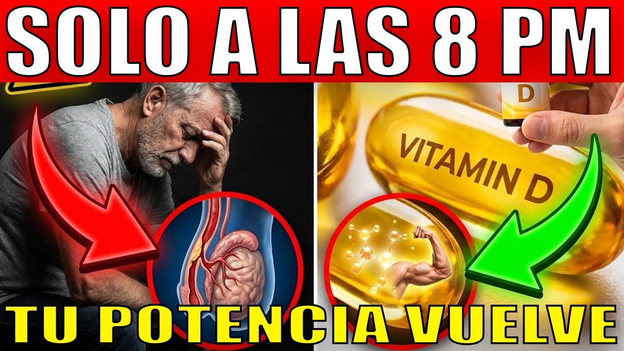 Haz esto a las 8 PM y tu TESTOSTERONA sube un 18% (No es la pastilla azul)