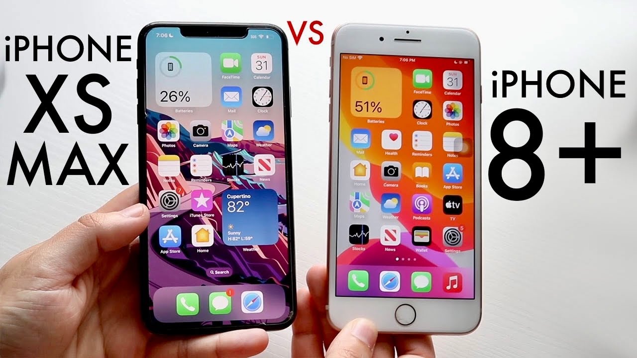 iPhone XS Max против iPhone 8 Plus в 2022 году! (Сравнение) (Обзор)