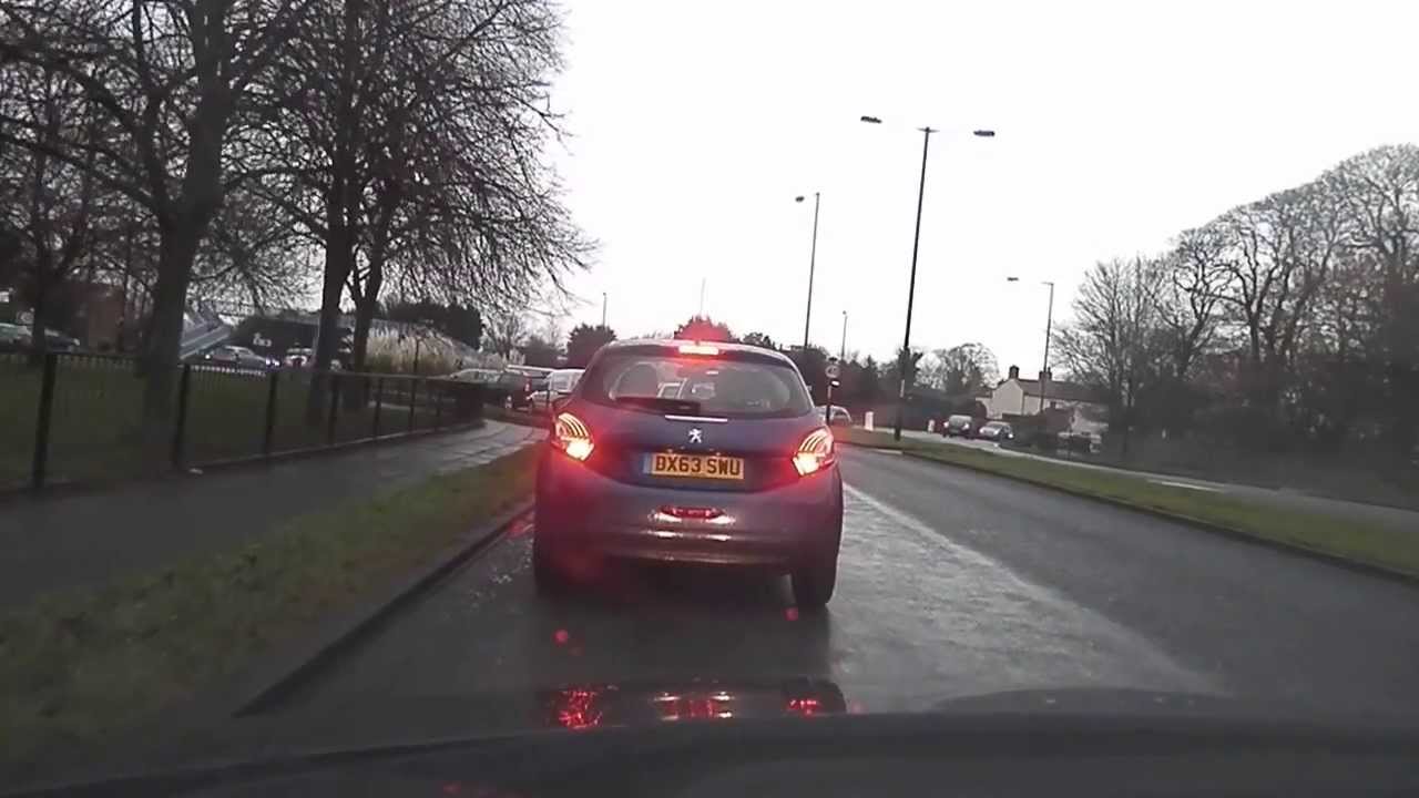 Driving in England - Stockton-on-Tees to Billingham [31/Jan/13]