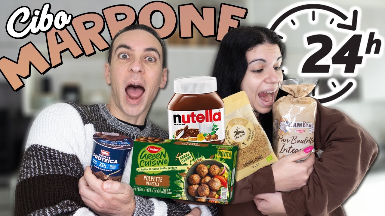 MANGIAMO SOLO CIBO MARRONE PER 24 ORE 💩