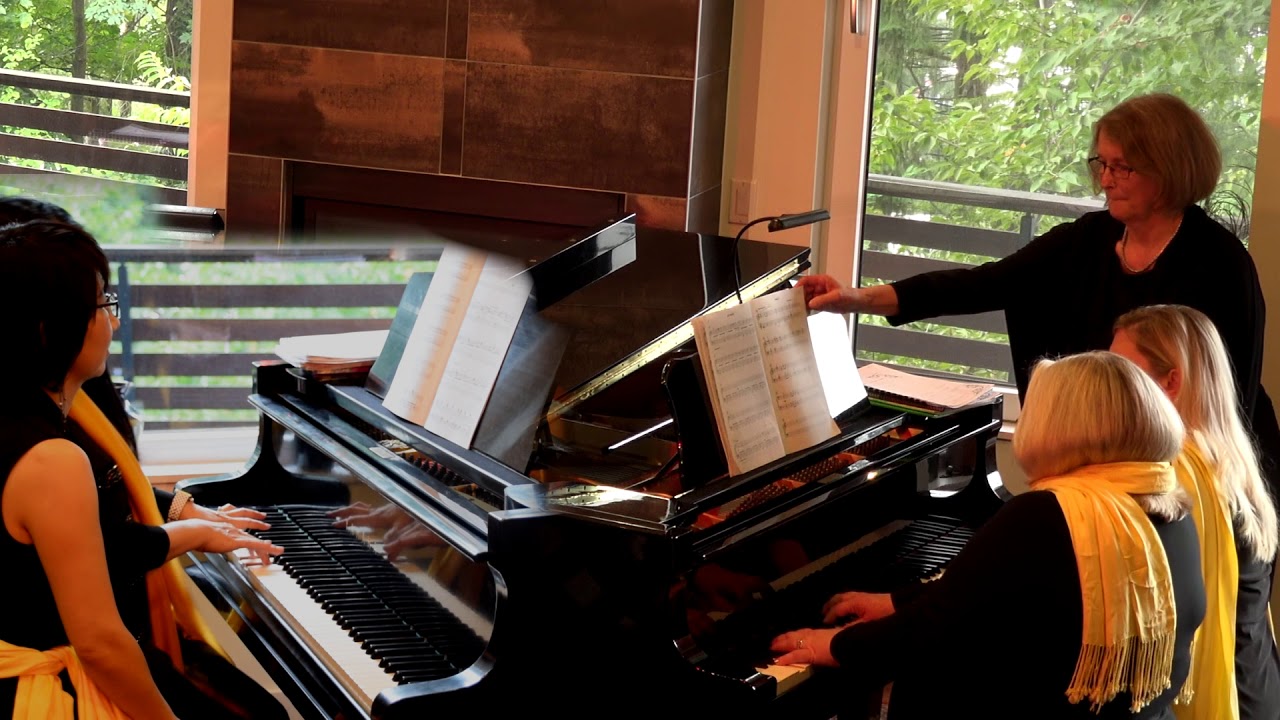 Fina - Bumble Boogie - 2 pianos, 8 hands