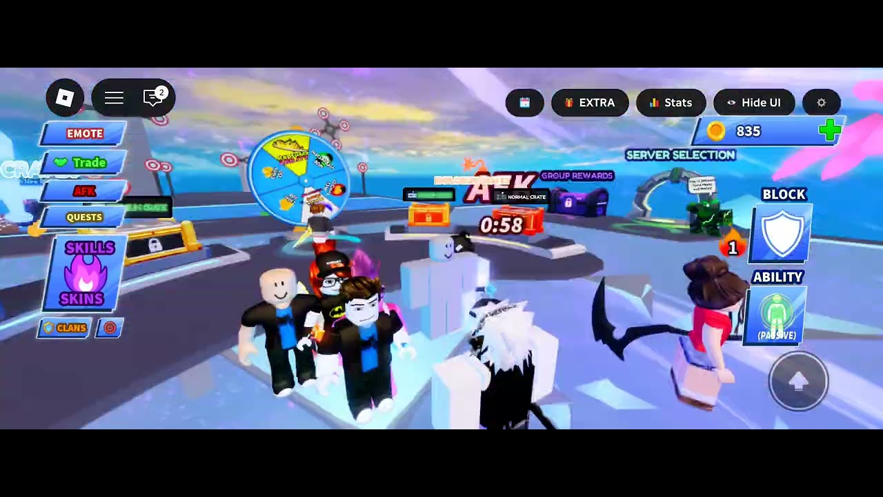 Playing diffrent games! Like time trials,Blade ball and forsaken!