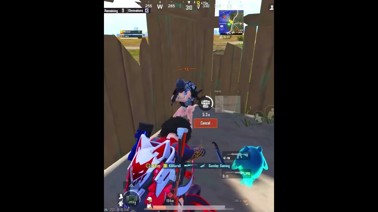 The enemy started crying 