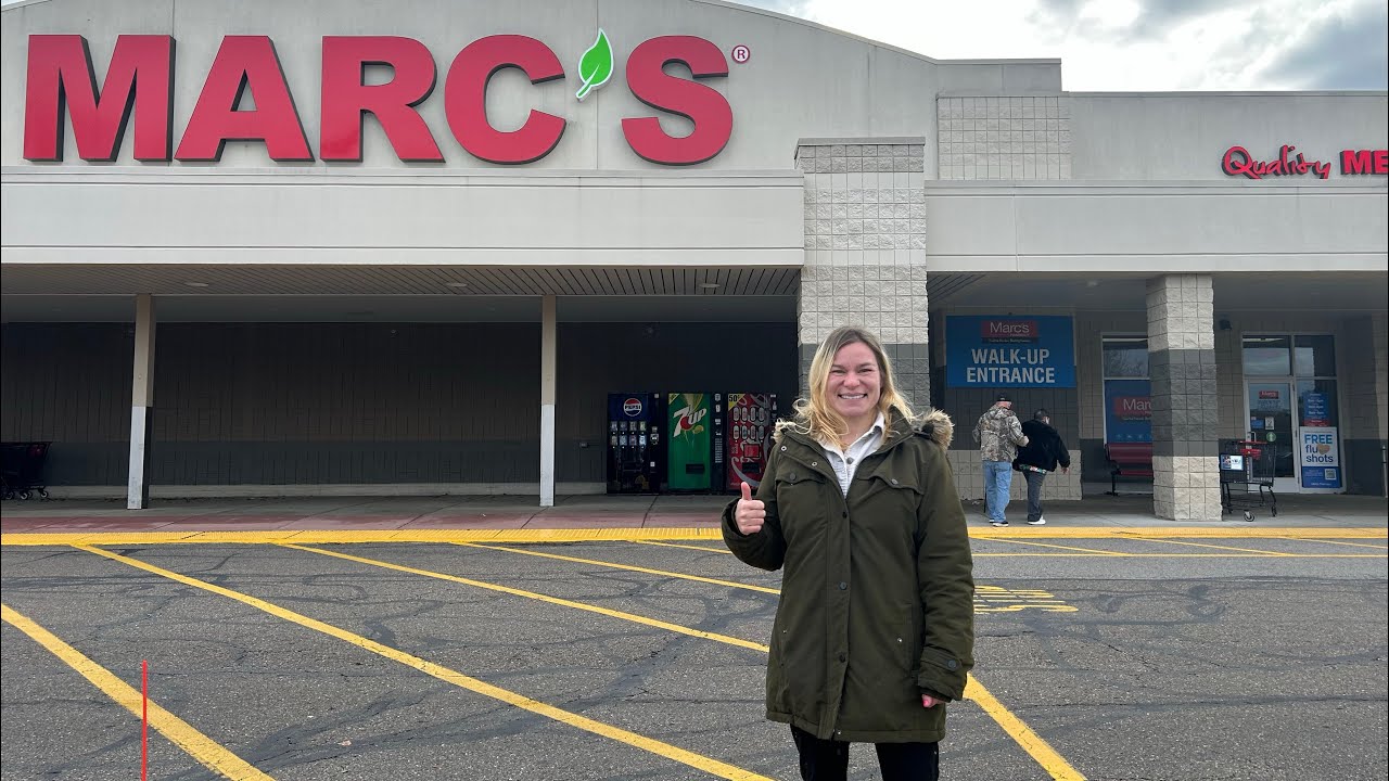 UNMISTAKABLE KMART REMNANTS IN THIS PLAZA - now a Marcs, Ollies, & Harbor Freight - Wooster, Ohio