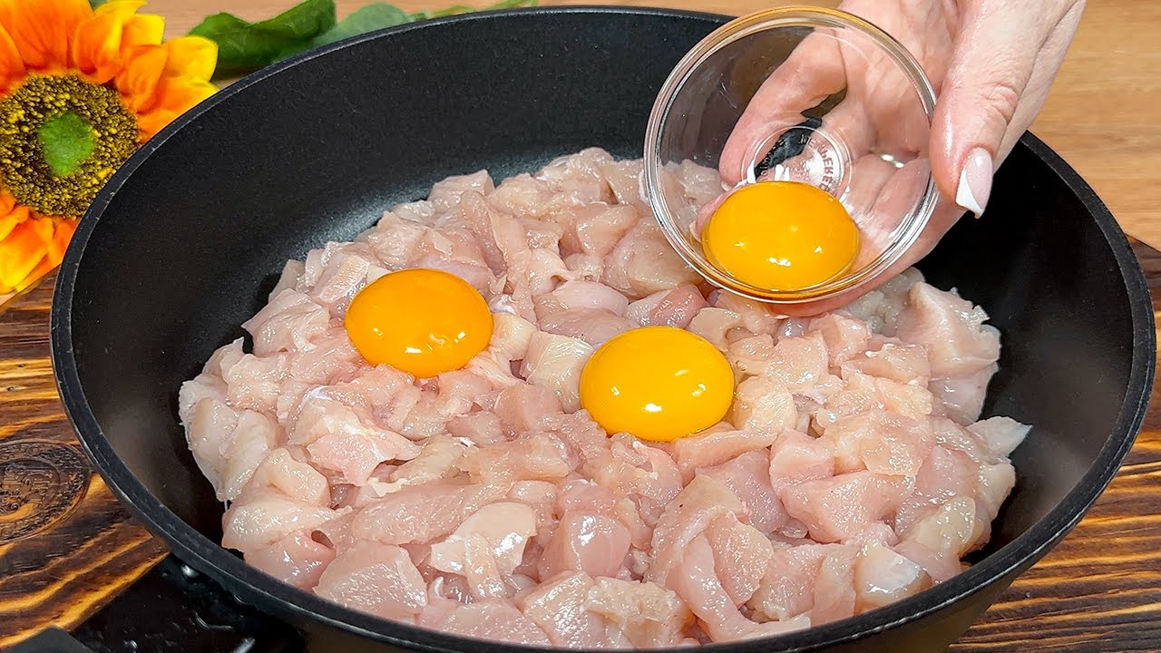 Не готовьте куриные грудки, пока не увидите этот рецепт! Простой и вкусный рецепт ужина!