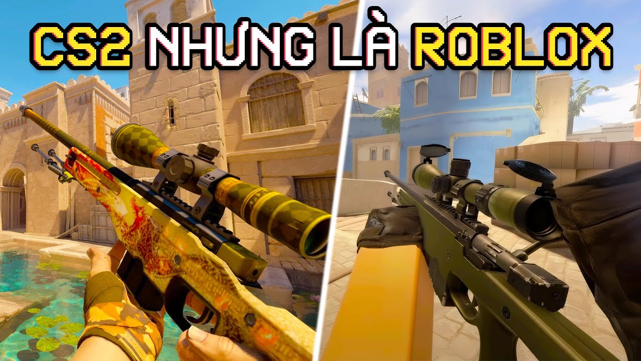 TỰA GAME ROBLOX NÀY THẬT SỰ GIỐNG CS2 HƠN CẢ CS2 ?