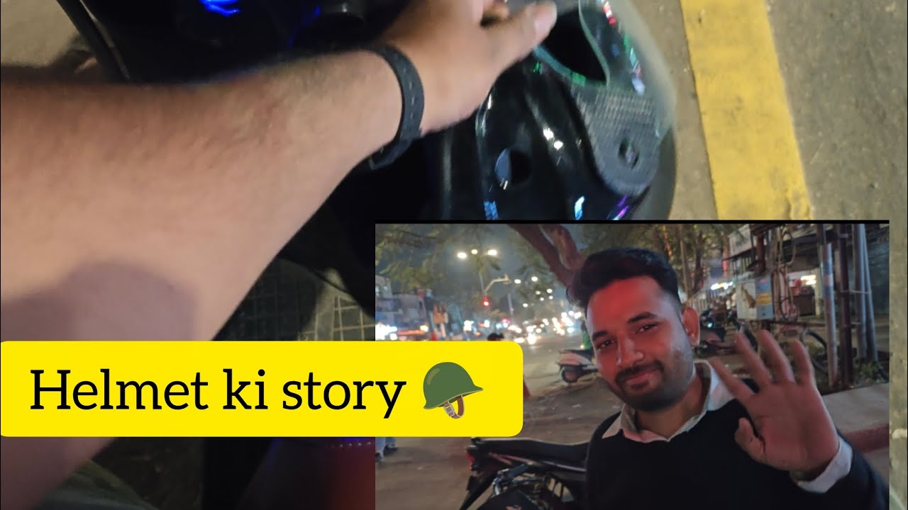 HELMET KI STORY AUR DOST K SATH THODI DIL BHARI BAATEIN #vlog #newvideo #new #vlogvideo #vlogs 