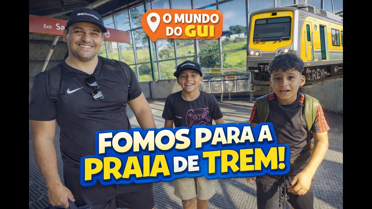 Passeio de Trem até a Praia | Aventura em Família