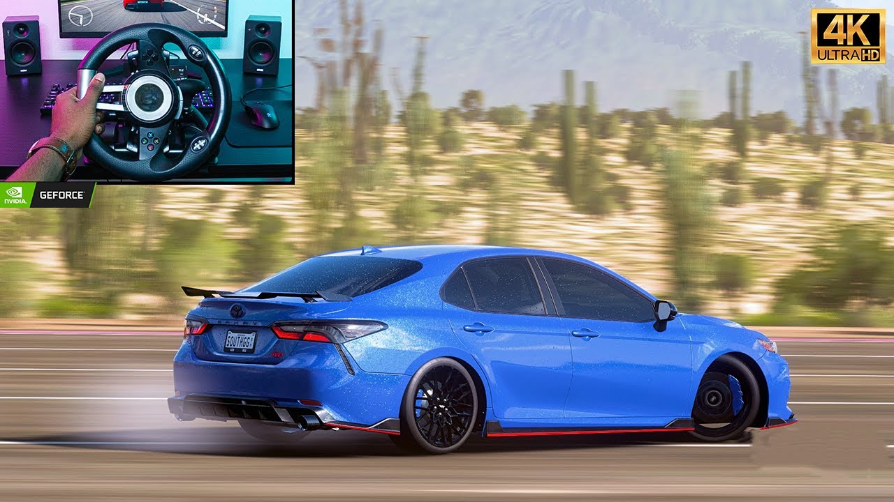 635HP Toyota Camry TRD 2021 Drift TRD - Forza Horizon  5 | Steering Wheel Gameplay | 4K60FPS