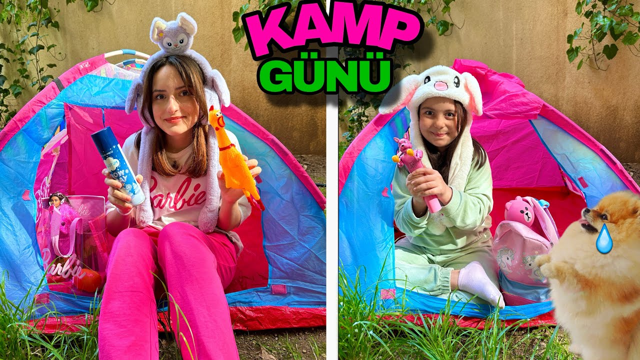 OKUL ÇANTASI🤣KAMP GÜNÜ 🌺PRENSES HİRANUR ZEYNEP 
