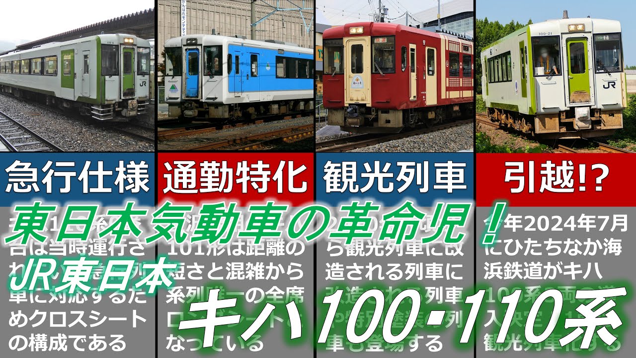 【ゆっくり解説】東日本の怪物気動車！キハ100系/110系とは？【JR東日本】