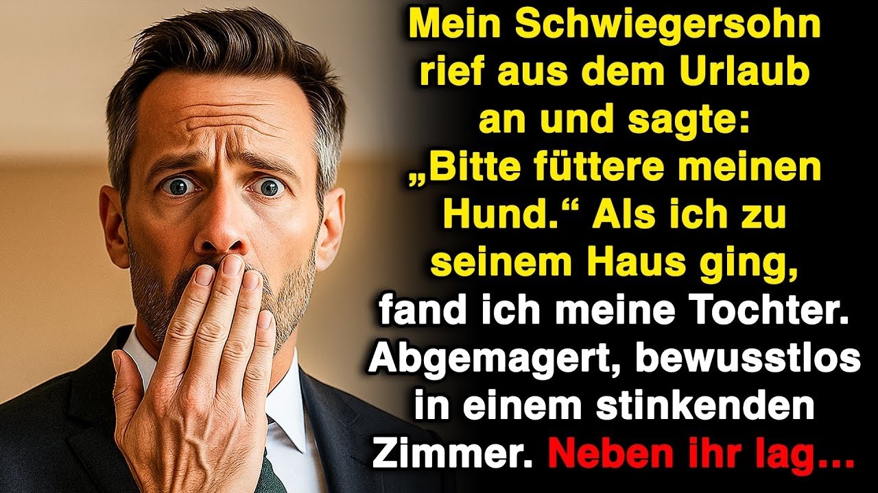 Mein Schwiegersohn bat mich, seinen Hund zu füttern – doch meine Tochter war schwer krank!