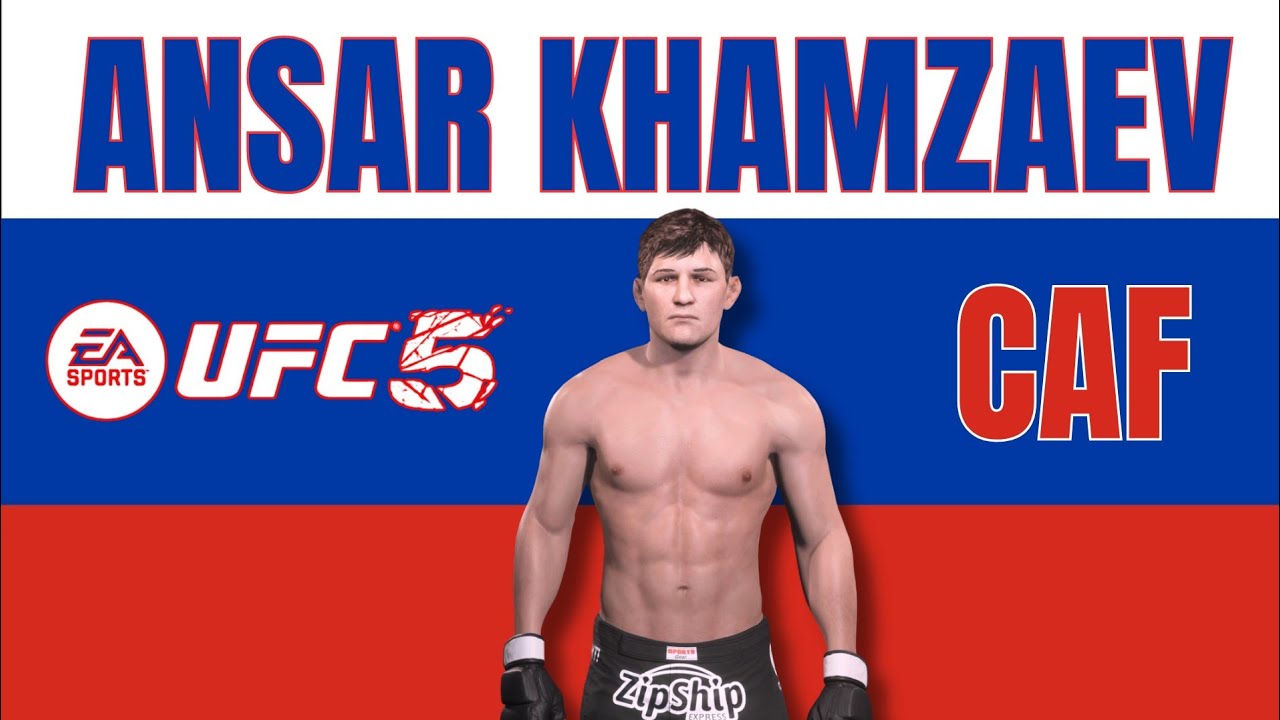 Ansar Khamzaev in UFC 5 😤 | REALISTIC Wrestler Dominator CAF