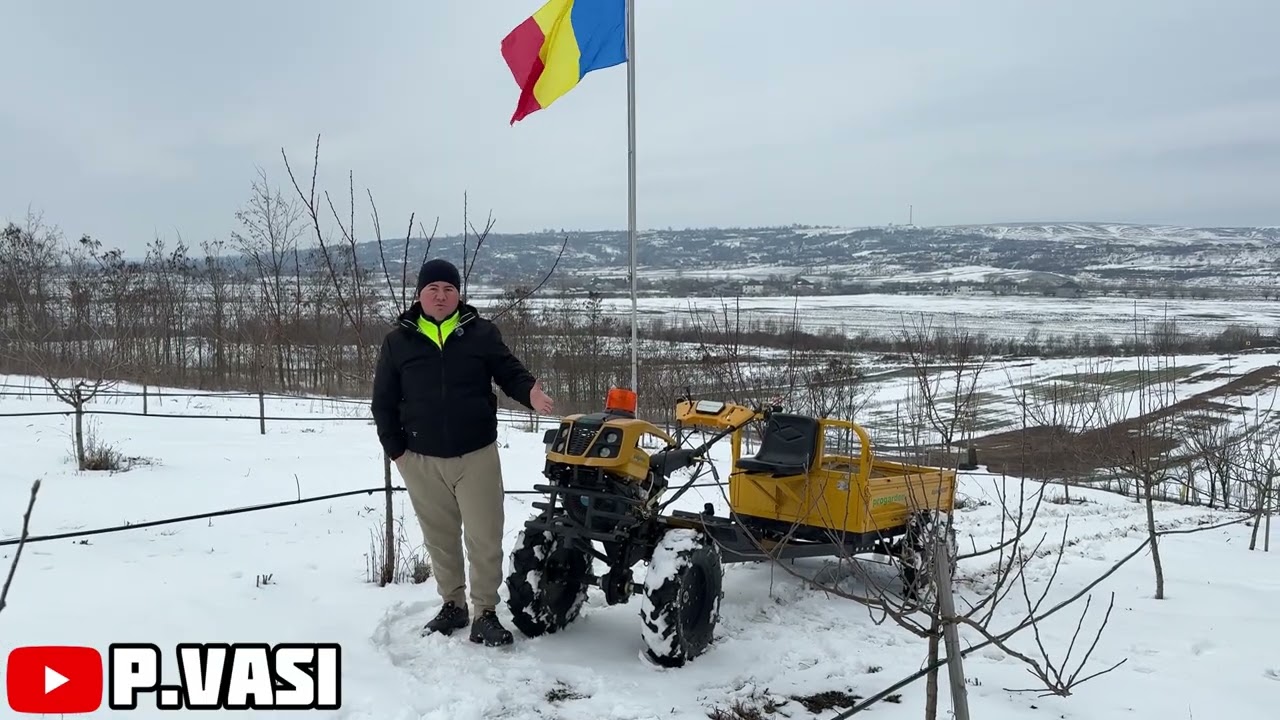 DISTRACȚIE PRIN NOROI CU MOTOCULTORUL PROGARDEN 4X4 