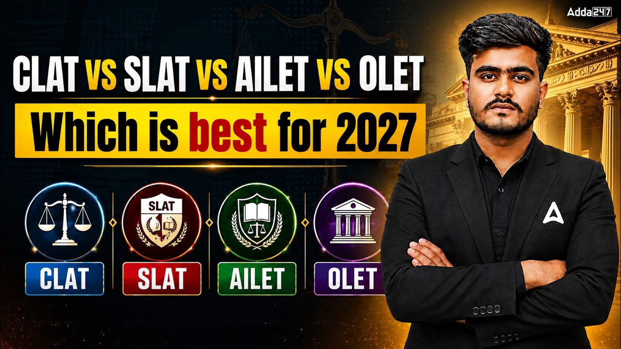 CLAT vs AILET vs SLAT vs Other Law Entrance Exams 2027 | Which Exam is Best for Law Entrance 2027?