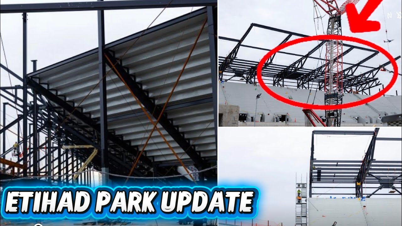 Впечатляет! Обновление информации о строительстве Etihad Park! Сборные железобетонные конструкции...