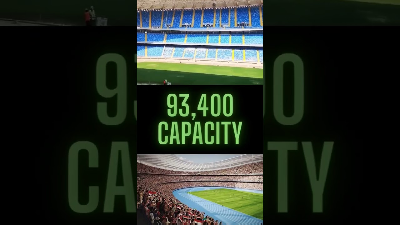 Egypt stadium in new capital.  