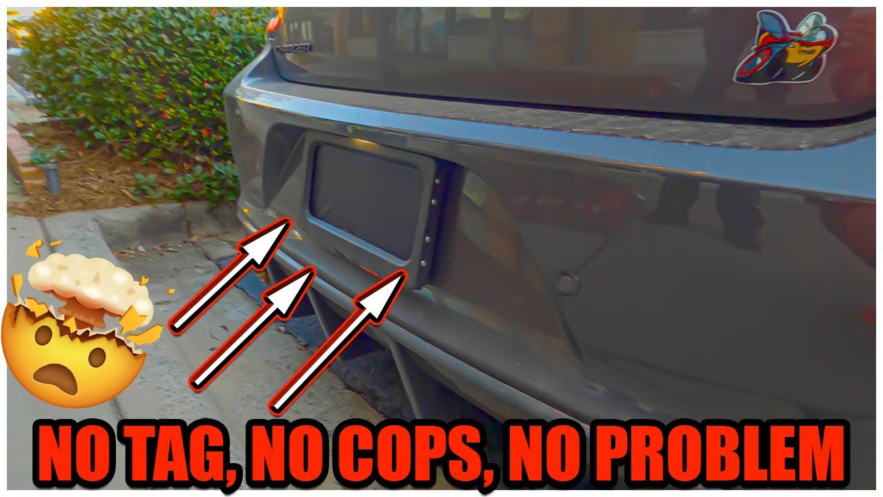 THIS HACK to your DODGE CHARGER 392 SCAT PACK will keep you OUT OF JAIL...(HIDDEN LICENSE PLATE)!!!!