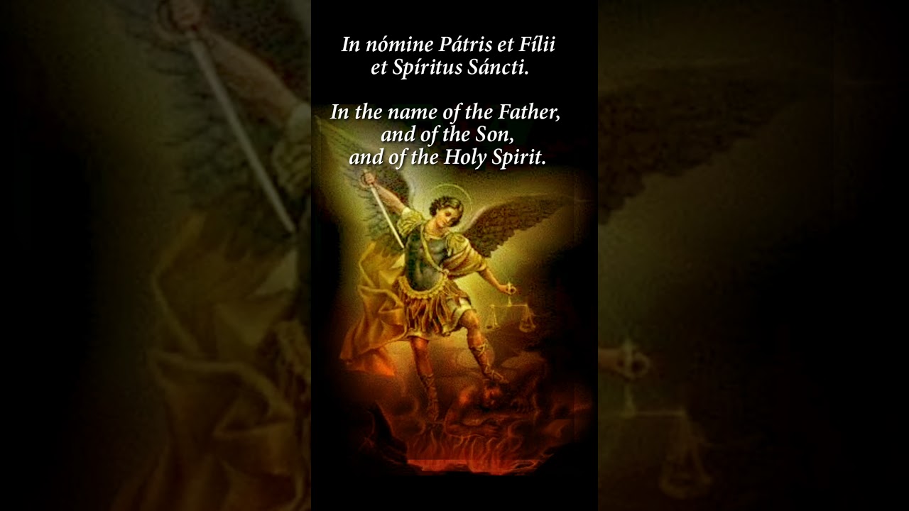 Prayer of Saint Michael Archangel (Latin)