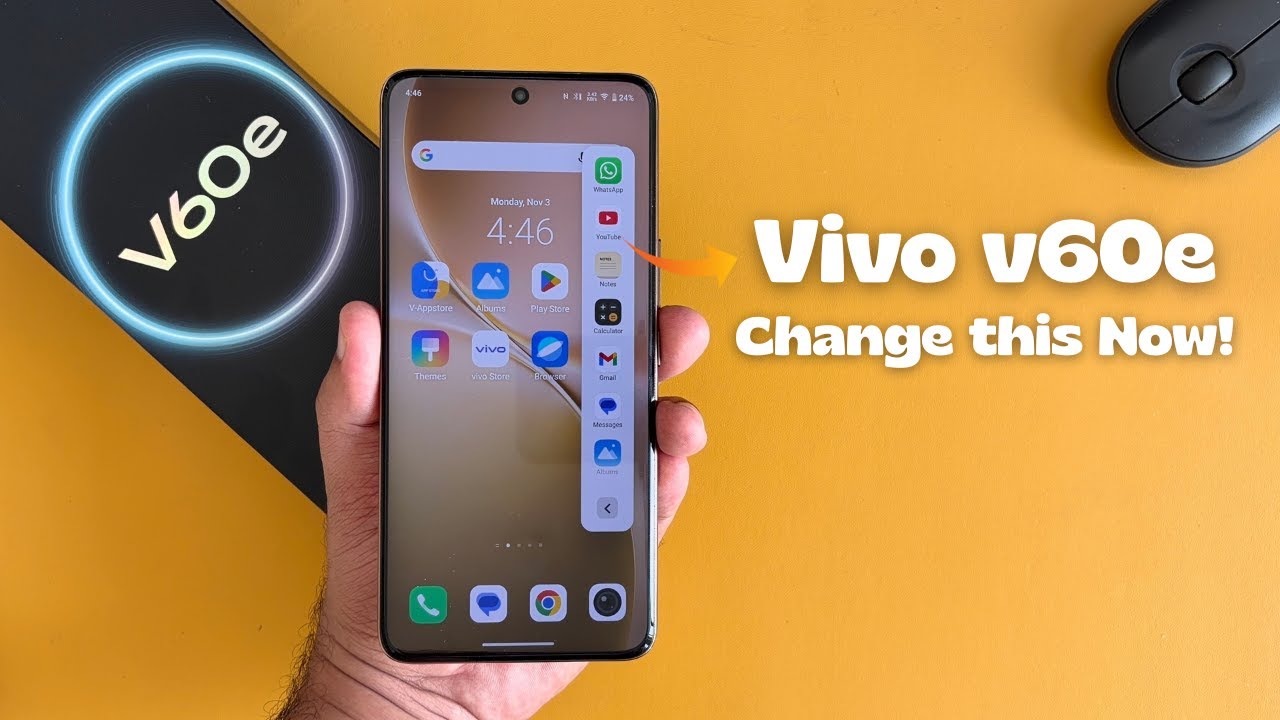 Vivo V60e : Change These Settings Right After Buying! 🔥
