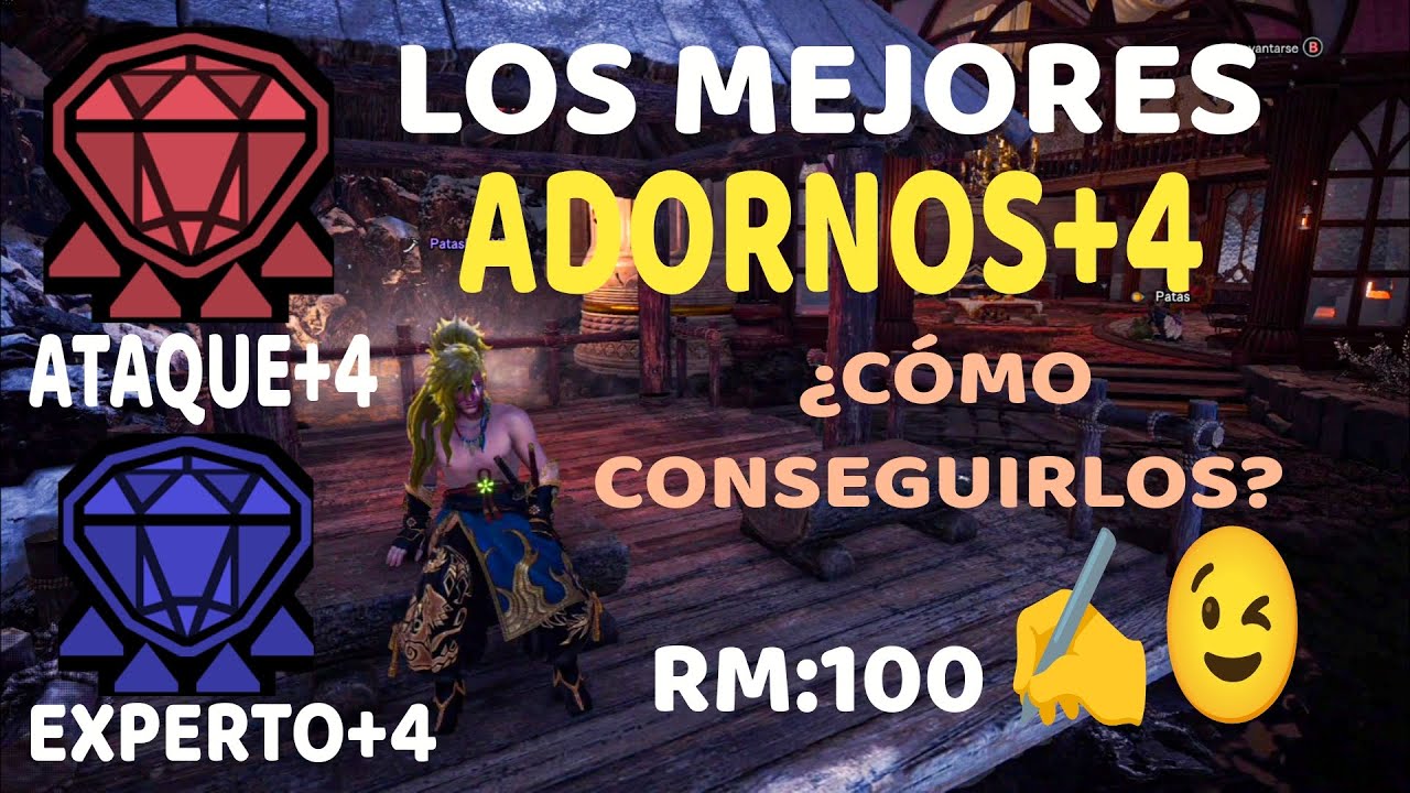 ¿CÓMO CONSEGUIR LOS MEJORES ADORNOS DEL JUEGO? TE LO EXPLICO ✅✍️ MONSTER HUNTER WORLD ICEBORNE .