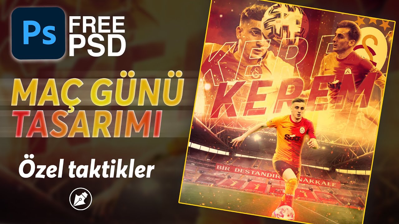 Maç Günü Tasarımı Nasıl Yapılır? Photoshop CC dersleri