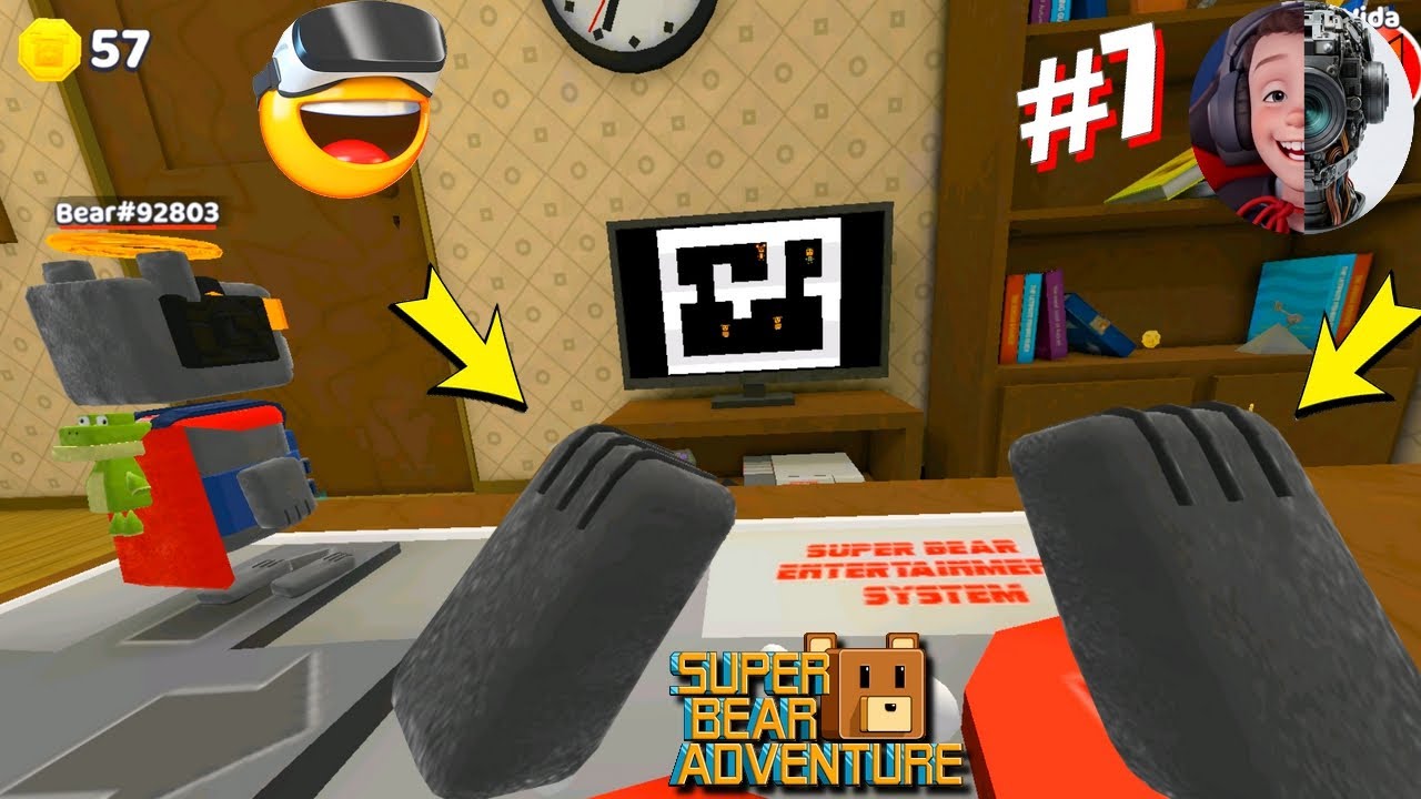 🔥CASA GIGANTE EM PRIMEIRA PESSOA🔴DESAFIO ZERAR O SUPER BEAR EM PRIMEIRA PESSOA😱PARTE 6🔴VR SUPER BEAR