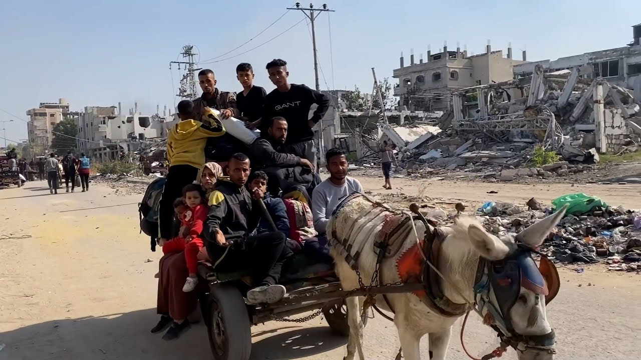 نزوح قسري من بيت حانون شمال قطاع غزة بسبب تكثيف العدوان الإسرائيلي