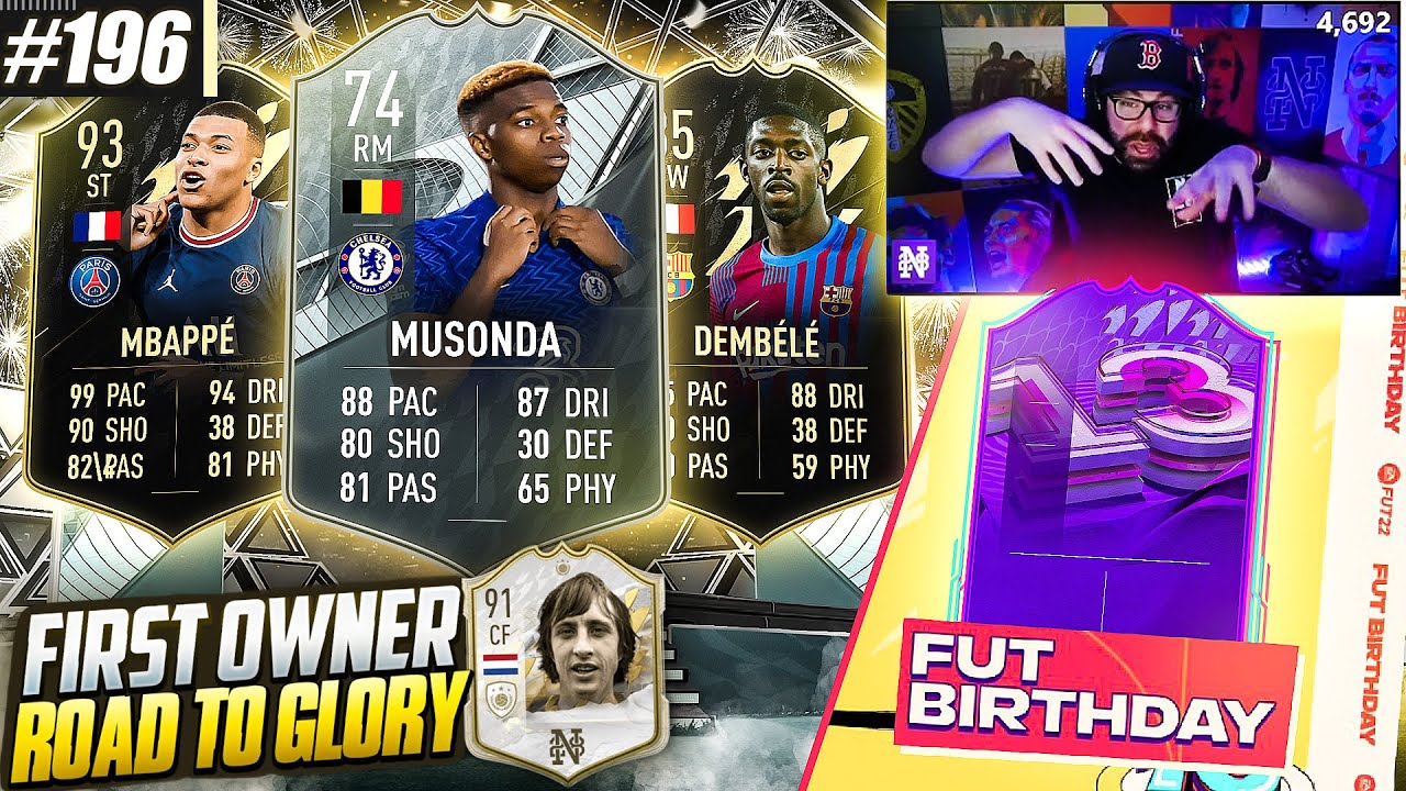 FUT BIRTHDAY IS COMING!! & Silver beast MUSONDA IS NUTS!! - First Owner RTG 196 - FIFA 22