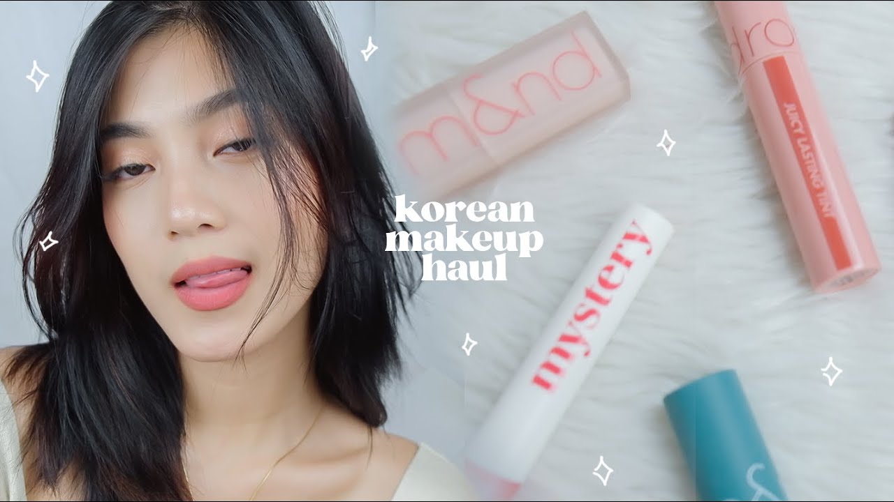 KOREAN MAKEUP SHOPEE HAUL 💄(MATTES, TINTS & GLOSSES) SOBRANG MURA! ANG GAGANDA! 🛍
