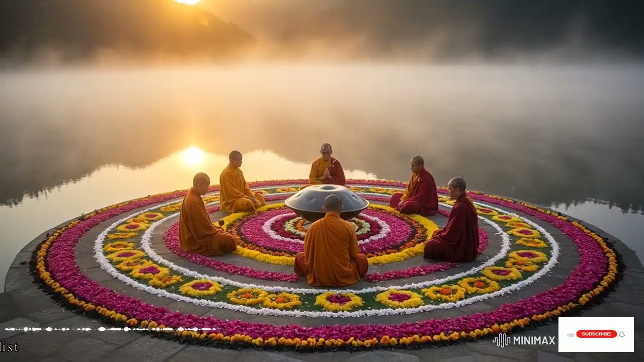Soft Rhythmic Handpan Flow Woven With Healing Frequencies For Deep Meditation And Rest