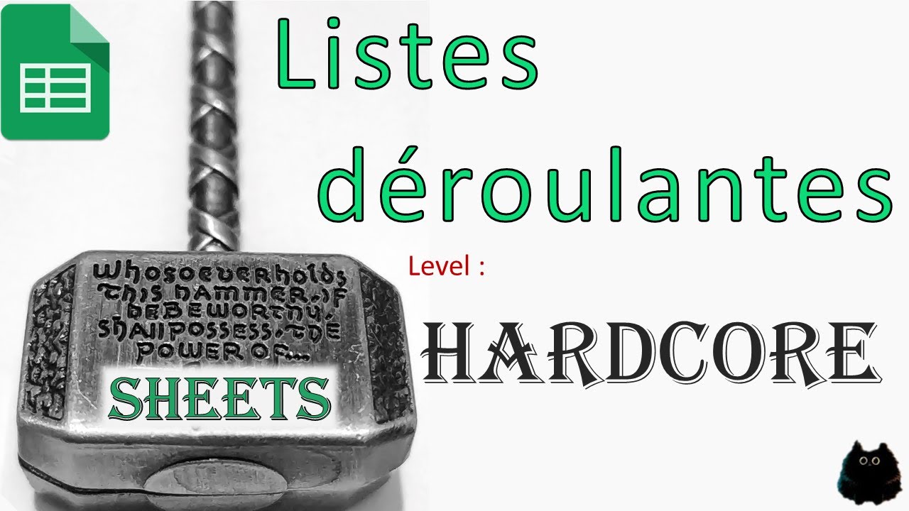 Google Sheets : les listes déroulantes avancées (sur différents fichiers & listes extractives)