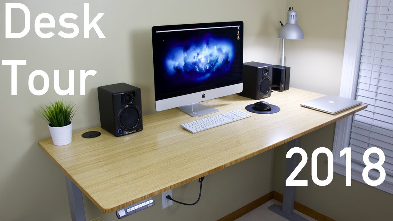Ultimate Tech Desk Tour 2018! (With Fully Jarvis Standing Desk)