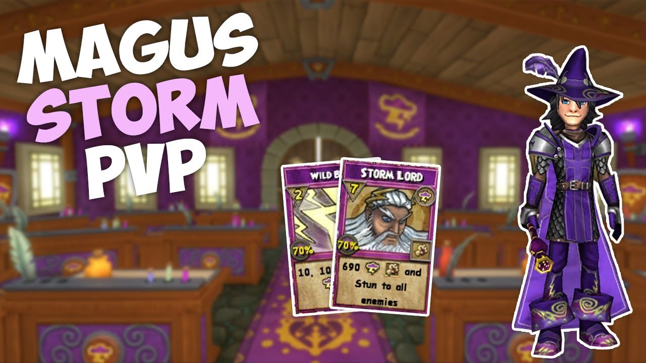 Wizard101 - STORM SPAM IS OP - (lvl 30 storm pvp)