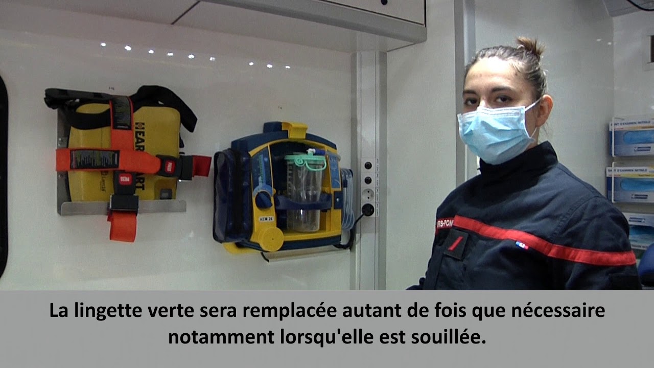 TUTO N°4 : DÉSINFECTION DES VSAV ET DE LEURS MATÉRIELS