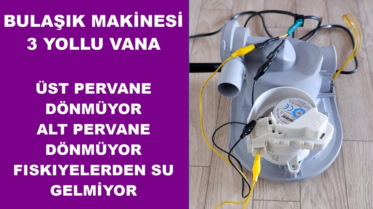 Bulaşık makinesi 3 yollu vana nedir? 3 yollu vana arızaları ve sağlamlık testi #HolidaysWithYouTube