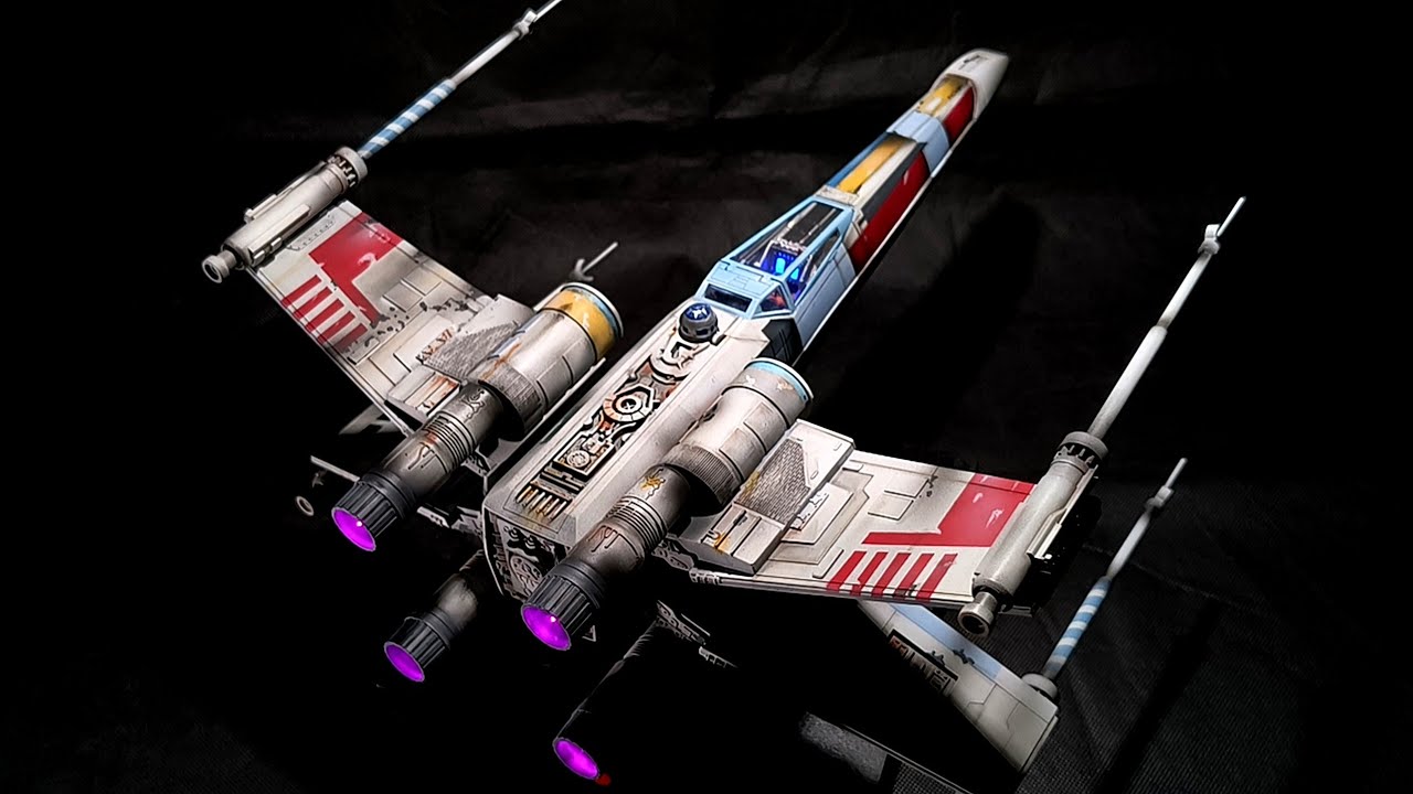 Star Wars X-Wing AMT 1/35 Scale Model Build