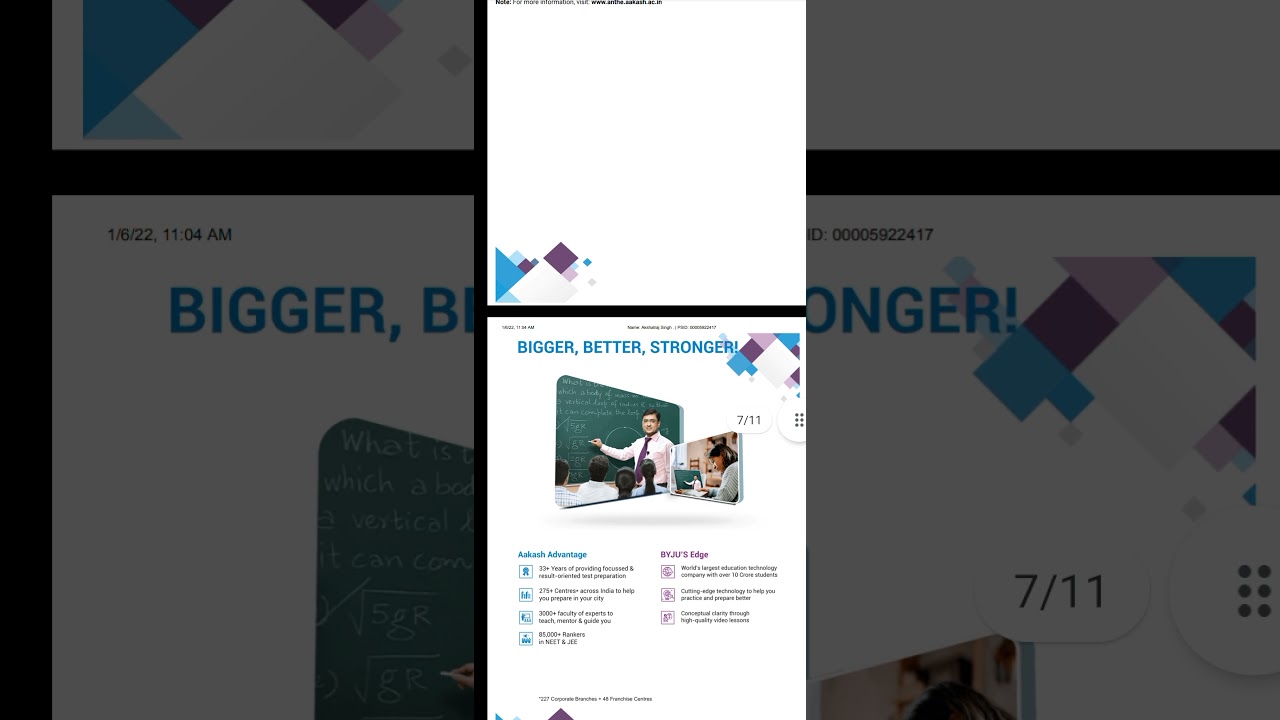 Anthe 2021 result || I got score card and 35% scholarship
