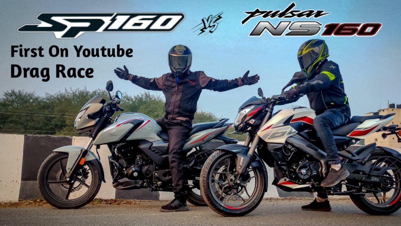 Honda SP 160 Vs Bajaj Pulsar NS160 | Drag Race