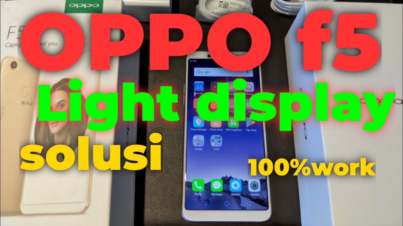 oppo f5 mati lampu,lcd padam no display light solusi