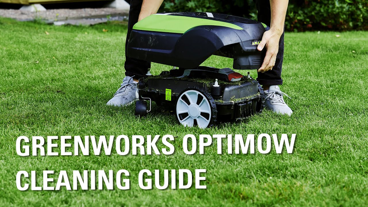 Greenworks Optimow - Cleaning Guide