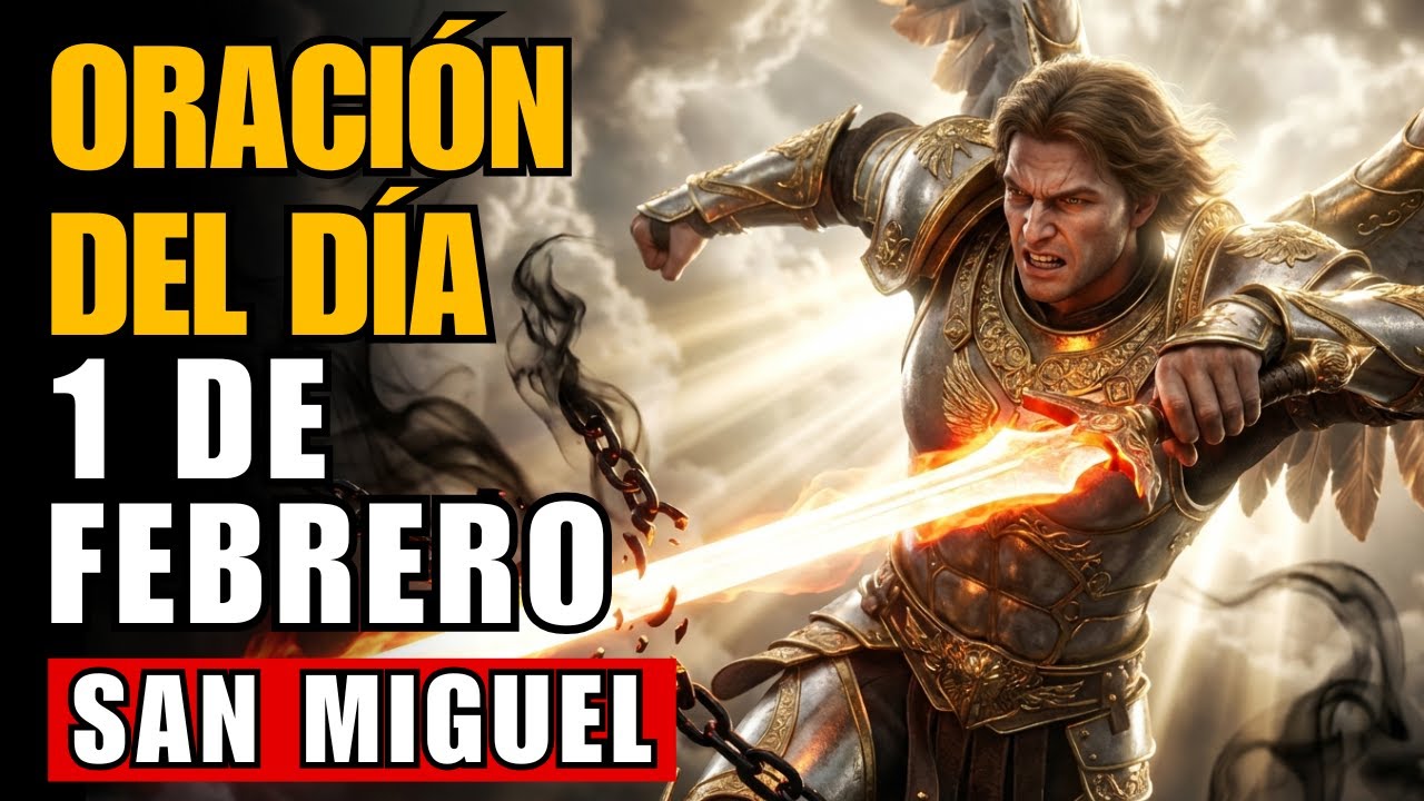ORACIÓN PARA CORTAR TODO MAL INMEDIATO - SAN MIGUEL ARCÁNGEL TE DEFIENDE CON FUEGO HOY