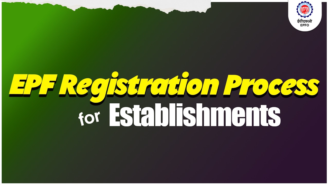 How to apply for EPF Registration | Step by Step on EPF Registration | EPFO