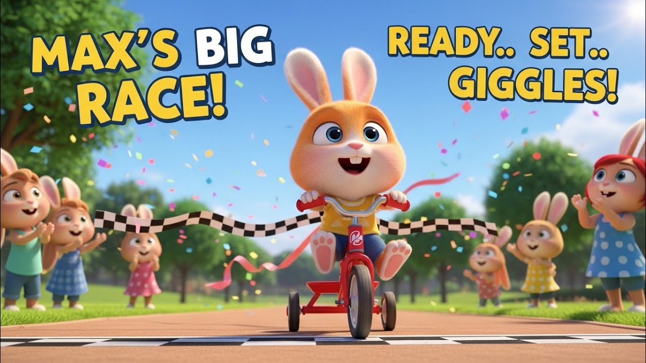 Max’s Big Race 🏁 | A Fun Tricycle Story for Kids