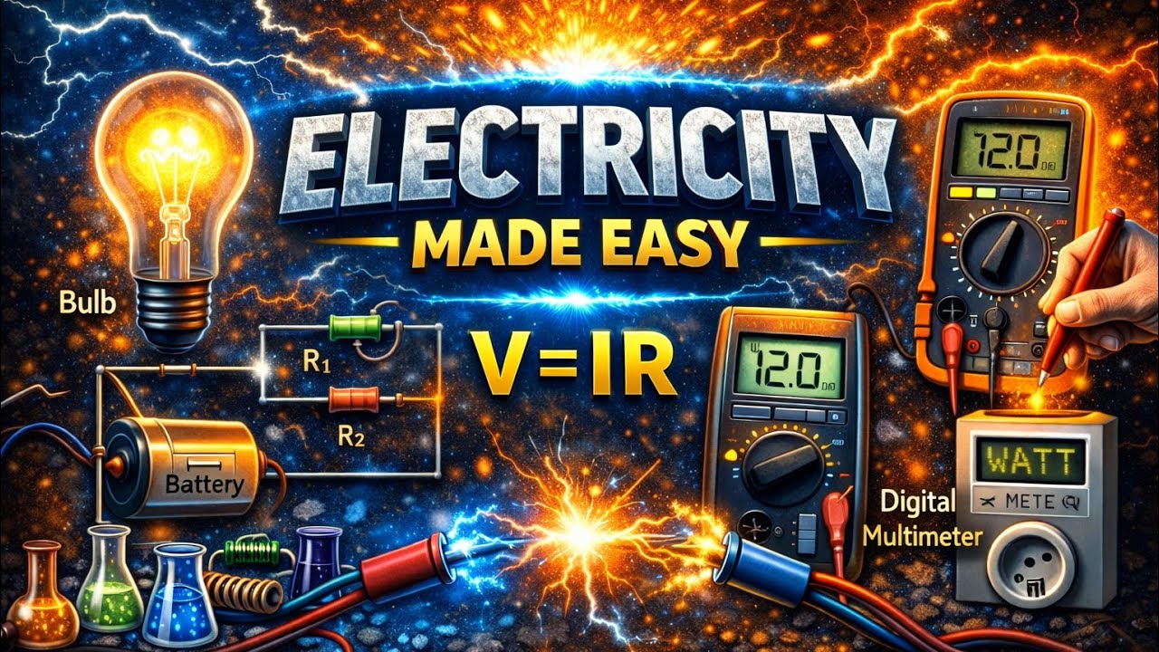 Electricity Class 10 | Ohm’s Law, Resistance & Circuits Explained