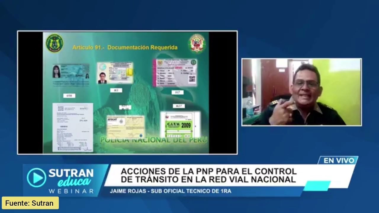 ¿Que documentos debo presentar ante una intervención policial?