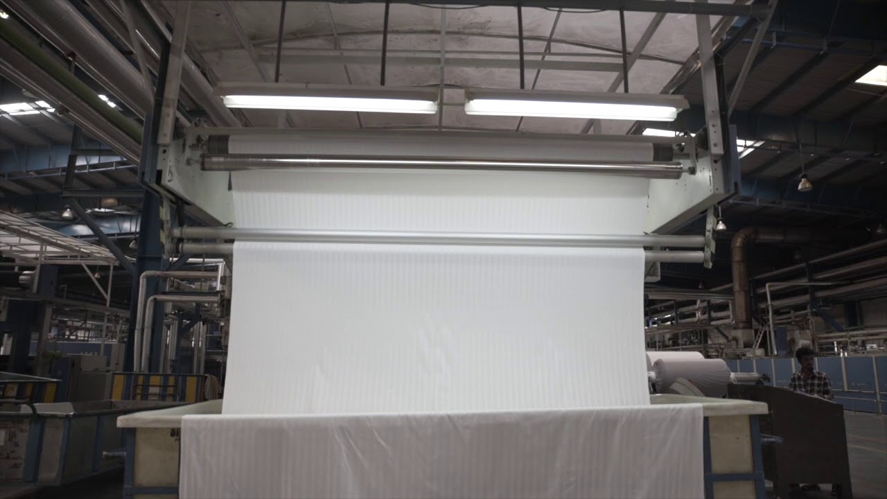 Organic Cotton Percale Sheets Being Made at the Factory